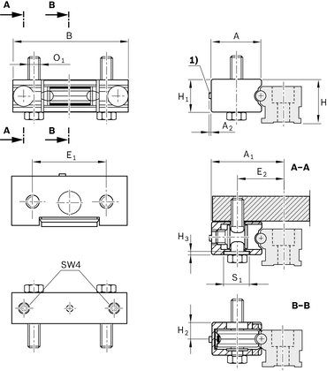 CASSETTE SIMPLE OF ROLLER LWA-052-SKS-FN-E-0