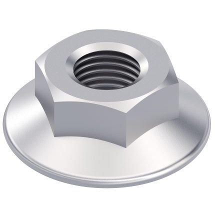 NUT WITH COLLAR M8