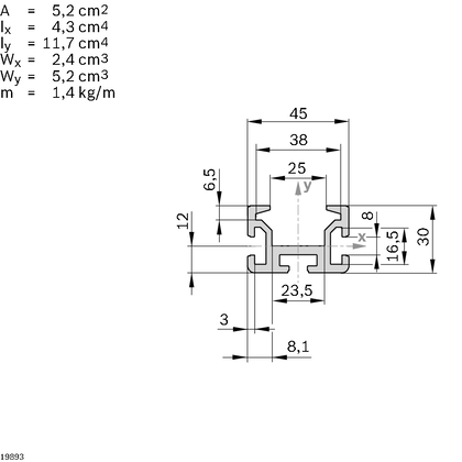 PPOFIL CECHEHIYA SP 2/R L=6170