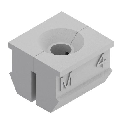 NUT EXTENSIBLE M4 GREY